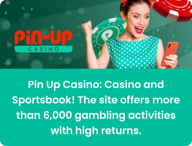 Pin Up Casino: Casino and Sportsbook!  The site offers more than 6,000 gambling activities with high returns.