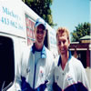 Nathan Bracken and Brett Lee