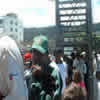 Bangladesh players walk from the field