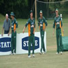 Craig Spearman, Jesse Ryder, Ross Taylor and Glen Sulzberger at fielding practice