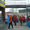 Canterbury players walking to the dressing room at the end of the Wellington innings