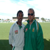 Makhaya Ntini and Jacques Kallis