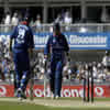 Michael Vaughan and Vikram Solanki share their thoughts at the end of the over