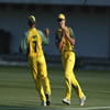 Australians celebrating a catch