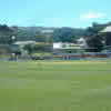 Mark Richardson plays a ball into the leg side