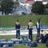 Chaminda Vaas, Mahela Jayawardene (center) & Ruchira Perera