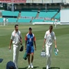 Sajid Mahmood & Liam Plunkett leave the field