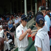 Chris Read signs some autographs