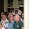 Ian Bell and Liam Plunkett on the balcony