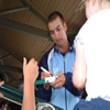 Phil Jaques signing autographs