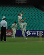 Chris Martin running into bowl