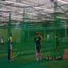 South African players in the nets