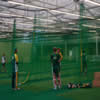 South African players in the nets