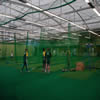 South African players in the nets