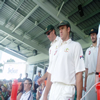 Glenn McGrath, Matthew Hayden and Michael Kasprowicz
