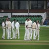 Old Kent XI celebrate the wicket of Robert Key (103)